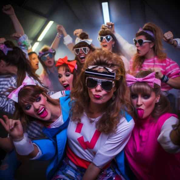80s Dance Hen Party
